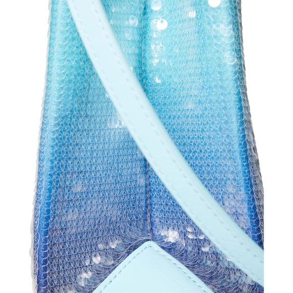 kate spade new york $398 Sam Icon Ombre Sequin Fabric Small Tote Pool NWT - Picture 3 of 9